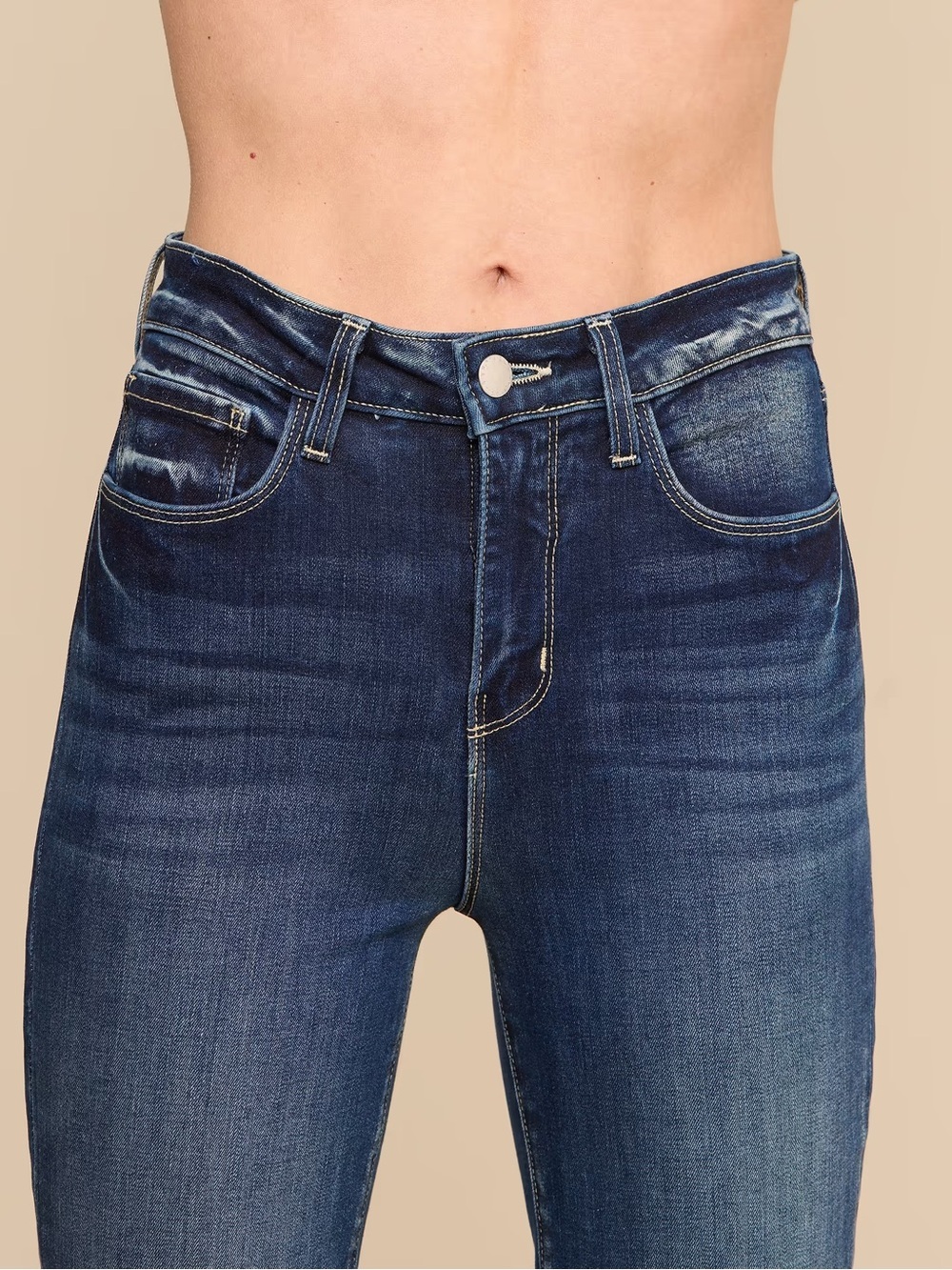 NWT L’AGENCE Selma High Rise Sleek Baby Boot Flare Jeans Size 23 Columbia Wash - Picture 14 of 15